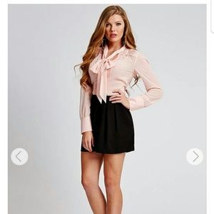 Guess Glitter Star Bow tie Romper